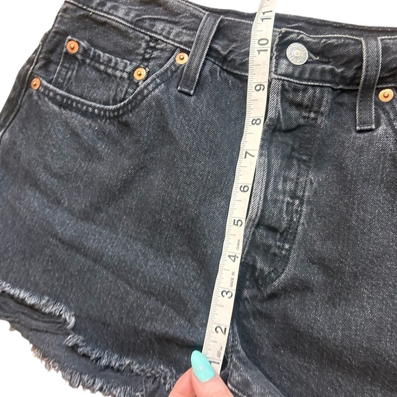 Levi's Womens 501 Original short- Lunar Black- Size 28 - Picture 11 of 12